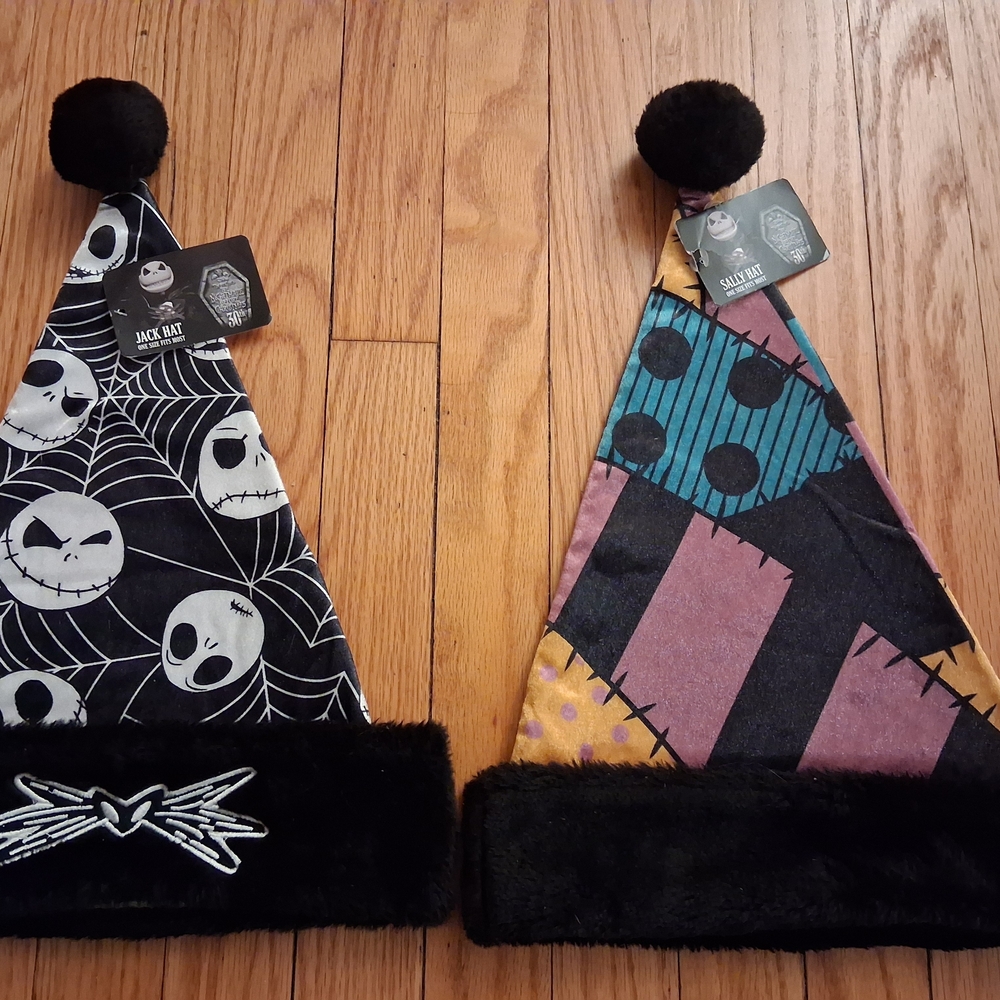 Nightmare Before Christmas Santa Hats
